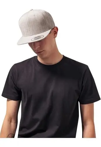 Produktbild: Yupoong Unisex Classic Snapback Cap Kappe, heather/heather, Einheitsgröße