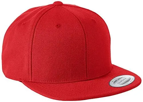 Produktbild: Yupoong Unisex Classic Snapback Cap Kappe, red, Einheitsgröße