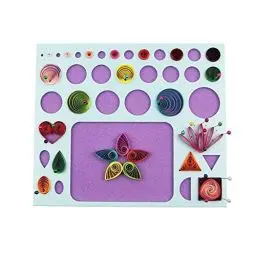 Produktbild: YURROAD 3 in 1 Quilling Werkzeug Quilling Brett Quilling Schablone mit Korkplatte Quilling Board Quilling Tool für Quilling-Papierstreifen