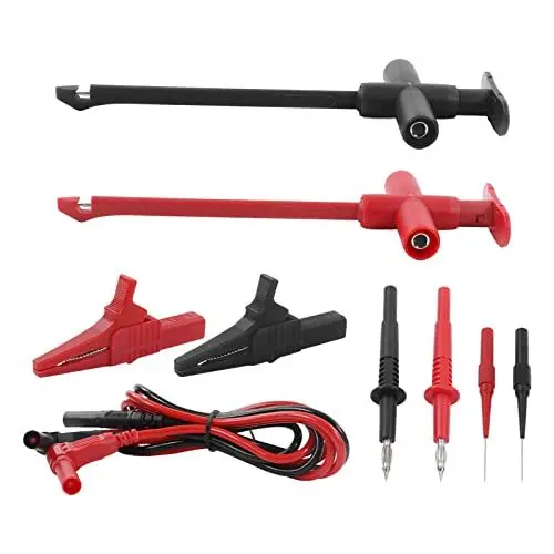 Produktbild: Yusat Multimeter-Messleitungen Kit Krokodilklemme Bananenstecker Sonde Elektronische Reparatur JT8001-1