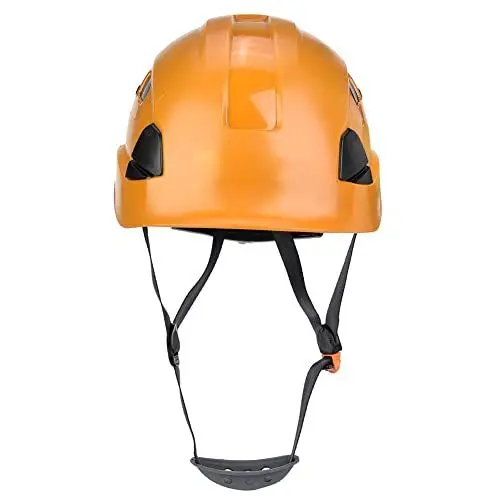 Produktbild: Yusat Outdoor-Rettungshelm, Felssicherheit, Abseilausrüstung, Sicherungsgerät Höhlenforschung (Orange)