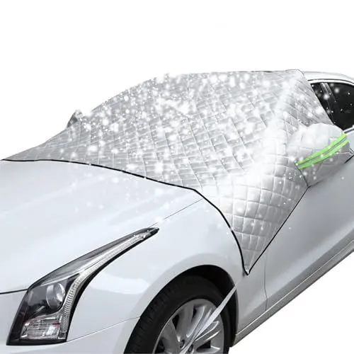 Produktbild: YUZHEDM Windschutzscheibenabdeckung Frontscheibenabdeckung 230cm*148cm Winter Auto Abdeckung Winter Abdeckung Auto Winter Auto Abdeckung Auto Winter Zubehoer für SUV LKW Auto Groß Oder Klein