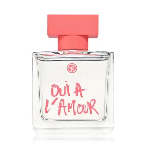 Produktbild: Yves Rocher OUI À L'AMOUR - Eau de Parfum - Frisch und strahlend mit Engelwurz, Rose und Zedernholz - Prickelnder Duft - 50 ml