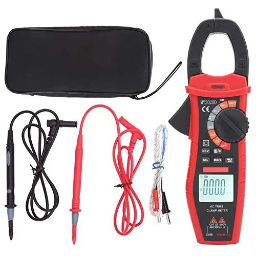 Produktbild: Digitales Zangen-Multimeter Handzangen-Messgerät LCD-Anzeige DC-Wechselstrom-Spannungsprüfer Meter MY2020D, Strommesszange