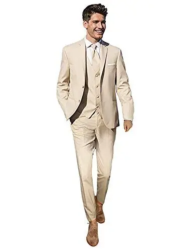Produktbild: YYI Herren 3 Stücke Hochzeit Anzüge für Männer Business Männer Anzüge Bräutigam Formale Smoking
