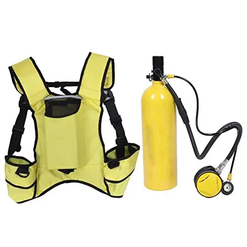 Produktbild: YYQTGG Kleiner Tauchtank, Scuba Diving Rebreather 2L Sicheres 360-Grad-Ventil für die Unterwassererkundung