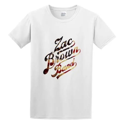 Produktbild: Zac Brown Band America T Shirt Men Tops Tee White XXL