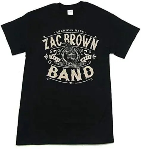 Produktbild: Zac Brown Band American Made Mens T-Shirt New Merch Black XXXL