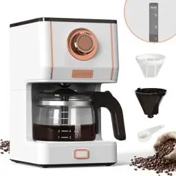 Produktbild: ZACHVO Filterkaffeemaschine Kaffeemaschine Filtermaschine 5 Tassen - Coffee Machine 650ml mit Glaskanne, Abnehmbaren Filter - Tropfstopp, Abschaltautomatik, 30min Warmhaltefunktion, 3 Brühmodus