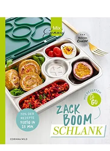 Produktbild: ZACK BOOM SCHLANK: Schnelle und leichte Gerichte - mit und ohne Thermomix