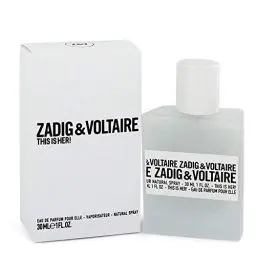 Produktbild: ZADIG&VOLTAIRE Damen Eau de Parfum This Is Her 30 ml, Sambacjasmin (Melati Putih), Rosa Pfeffer