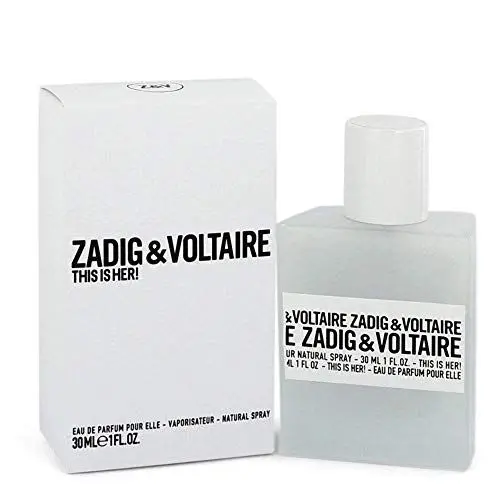 Produktbild: ZADIG&VOLTAIRE Damen Eau de Parfum This Is Her 30 ml, Sambacjasmin (Melati Putih), Rosa Pfeffer