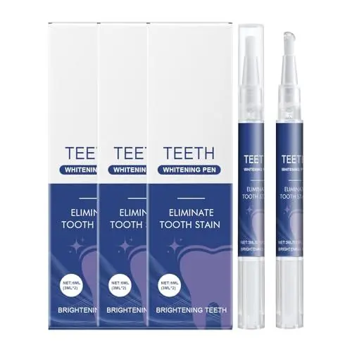 Produktbild: Zähne Aufhellen, Bleaching Zähne, Zahnaufhellung Stift, Teeth Whitening Pen, Zahnbleaching Gel, Zahnaufheller, Zahnaufhellung Bleaching, Zahn Bleaching Aufhellung, Zahnweiss Stift, 3ml (6St)