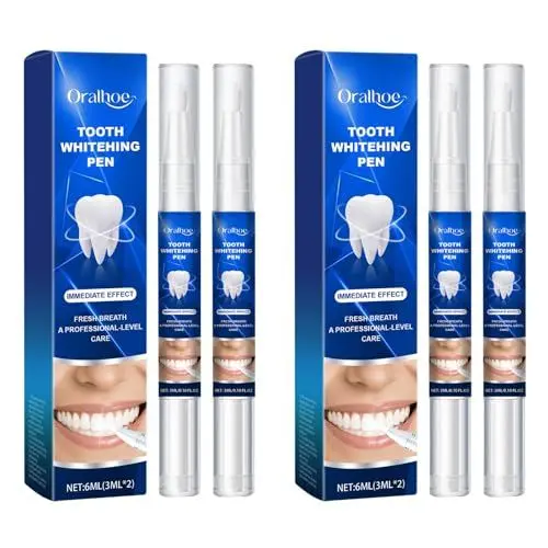 Produktbild: Zähne Aufhellen, Bleaching Zähne, Zahnaufhellung Stift, Teeth Whitening Pen, Zahnbleaching Gel, Zahnaufhellung Bleaching, Zahn Bleaching Aufhellung, Zahnweiss Stift, Weiße Zähne, 3ml (4Stück)