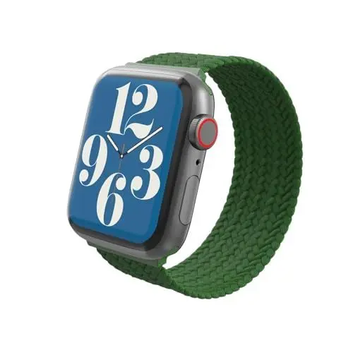 Produktbild: ZAGG Braided Apple Unisex-Uhrenarmband 41/40/38 mm Klein (Waldgrün)