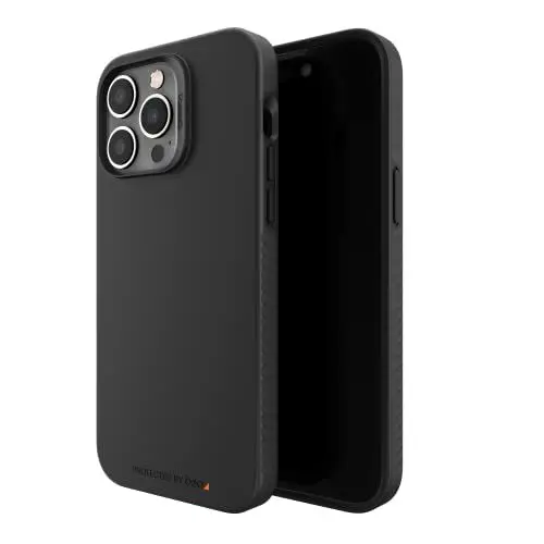 Produktbild: ZAGG Gear 4 Rio D30 Schutzhülle Kompatibel mit iPhone 14 Pro Max, Stoßfest, MagSafe Kompatibel, Wireless Charging, 5G, (Schwarz)