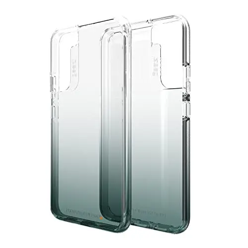 Produktbild: ZAGG Milan D30 Protective Case for Samsung Galaxy S22+, Slim, Shockproof, Wireless Charging (Clear Green)