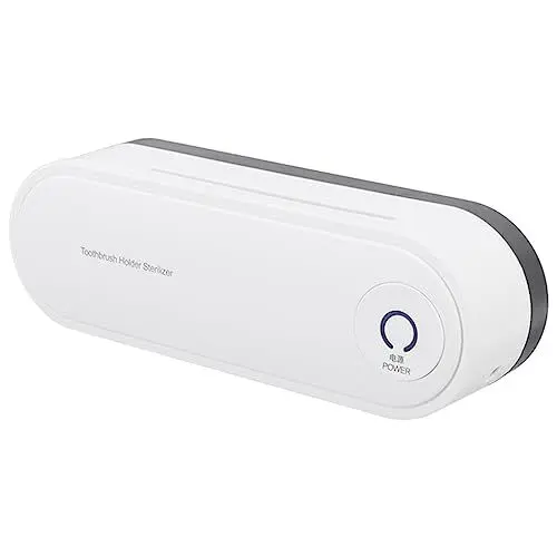 Produktbild: Pissente Zahnb¨¹rsten-Trockenhalter, Wei?er Wand-Zahnb¨¹rstenhalter, Plug-in-Trocknungsfunktion, Haushalts-Zahnb¨¹rstenhalter f¨¹r den Heim-Badezimmergebrauch, 7,9 X (Plug-in-Modell mit