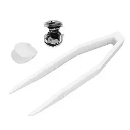 Produktbild: Zahnkappe Hiphop Zahn Unisex Trendy Solid 14k vergoldet klein einzeln Hip Hop Zähne Grill,Single Hip Hop False Zahn Halloween Festival Zähne Dekoration Brace Kostüm Zubehör(Silber)