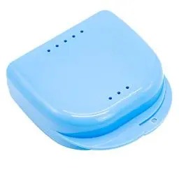 Produktbild: Zahnspangendose 1 Stück Zahnspangenbox Prothesendose Zahnersatz Dental Box, Kieferorthopädische Dental Retainer Box Prothese Aufbewahrungsbehälter Zahnprothesenbecher Zahnpflege