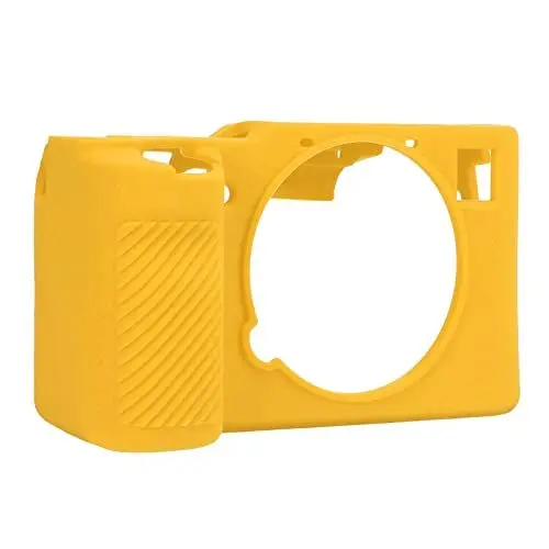 Produktbild: ZAICOLER Kameragehäuse, Silikon-Kamera-Silikon-Schutzgehäuse, Digitalkamera-Schutzgehäuse mit Leichtem Gewicht für Kamera (Yellow)