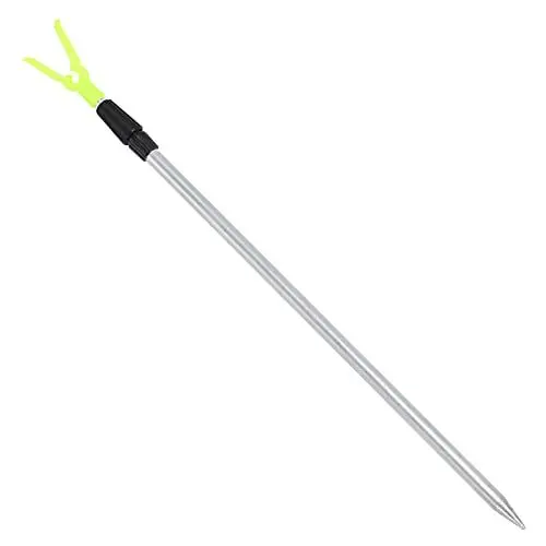 Produktbild: ZAICOLER Verstellbare Angelrutenhalterung, Angelrutenhalter, Angelrutenhalterung, Dehnbarer, Tragbarer Angelstangen-Bodenhalter aus Aluminium, Ausziehbarer Angelrutenhalter für das (80CM)