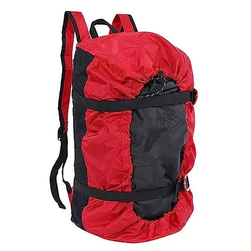 Produktbild: ZAICOLER Wanderrucksack, Oxford-Stoff-Kletterrucksack, Klettertasche mit Großer Kapazität für Outdoor-Camping (Rot)