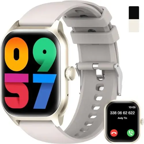 Produktbild: zaisia Smartwatch Damen Herren mit Telefonfunktion, 2.01