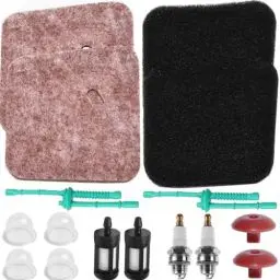 Produktbild: ZAMDOE FS55 Luftfilter Zündkerze Primer-Birne Tune-Up-Kit für STHIL FS38 FS45 FS46 FS55 FS55R FS55T FC55 KM55 HL45 FS45L FS45C FS46C KM55CE KM55 KM55C KM55R KM55RC HS45 Rasentrimmer Unkrautvernichter