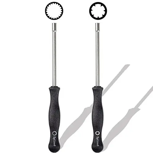 Produktbild: ZAMDOE Vergaser-Einstellwerkzeug, 21-Zähne-Schraubendreher + 7-Zähne-Keilverzahnung, für 2-Takt-Kleinmotor-Kettensägen-Trimmer, Rasenmäher, Kantenschneider, Freischneider, Gebläse