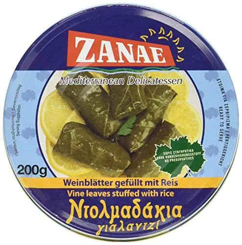 Produktbild: Zanae Weinblätter mit Reis, in Öl (1 x 200 g Packung)