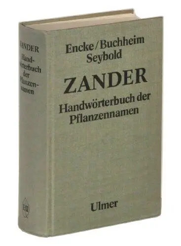 Produktbild: Zander-Handwörterbuch der Pflanzennamen
