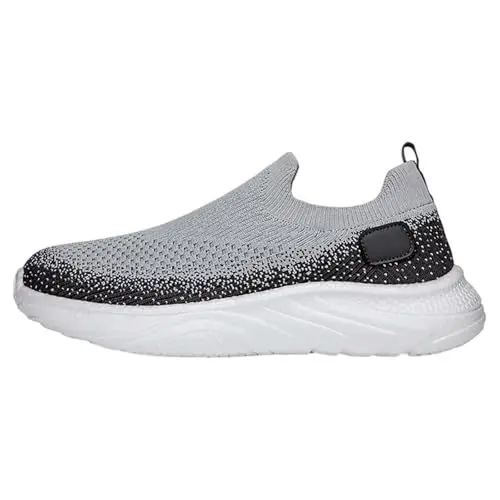 Produktbild: Zapatilla Con CuñA Mujer Shoes Summer Fashion Hollow Breathable Flat Heel Soft Sole Casual Shoes Zapatos De Deporte (Grey, 37)