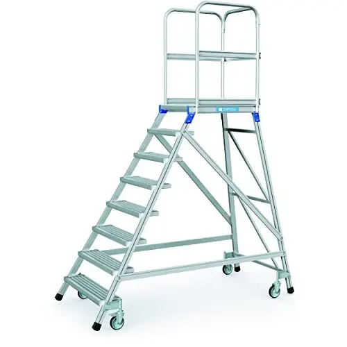 Produktbild: ZARGES Podesttreppe, einseitig 8 Stufen Z600