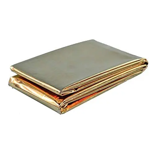 Produktbild: Zarys KR160210 thermCARE Rettungsdecke für Erwachsene, Folie, Termic, Nicht Steril, 160cm x 210cm, 12 Stück