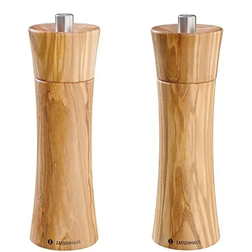 Produktbild: Zassenhaus 0000023046 Mühlen-Set Frankfurt, Olivenholz, braun, 6.2 x 22.4 x 25.8 cm