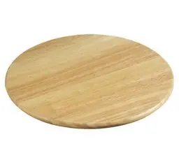 Produktbild: Zassenhaus 360° Drehplatte , Ø 40 cm , Zum Servieren von Käse, Wurst, Schinkenwürfel oder Obst , Ideal für große Runden am Tisch , Servierbrett aus Gummibaumholz , Holz Drehteller