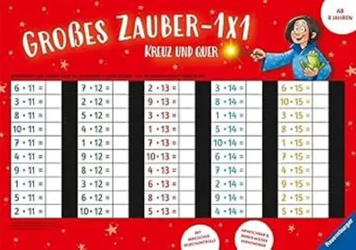Produktbild: Ravensburger Zaubertafel - Großes Zauber-1x1: Kreuz und quer