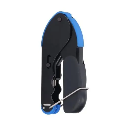 Produktbild: ZAWELIYO Koaxkabel-Crimper-Kompressionswerkzeug mit Abisolierzange, F-Steckern für RG59, RG6