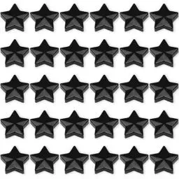 Produktbild: ZDZBLX Magnete für Magnettafel, 30 Stück Stark Kühlschrankmagnete Mini Klein Whiteboard Magnete Starker Halt, für Whiteboard Pinnwand (Sterne, Schwarz)
