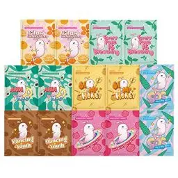 Produktbild: ZealSea Gesichtsmasken, Masken Beauty(14 Stück), Gesichtsmasken Set für Mädchen und Kinder, Feuchtigkeitsspendend/Aufhellend/Beruhigend, für Alle Hauttypen Geeignet