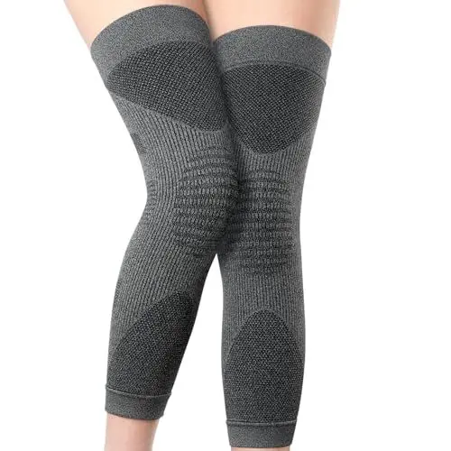 Produktbild: ZEAMO Kompression Kniebandage Männer Damen 2 Stück Sport Knieschoner für Knee Support kniebandage Arthrose Meniskus Kniestütze für Sport Laufen L