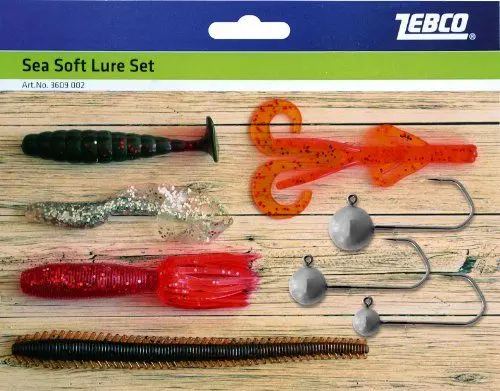 Produktbild: Zebco Erwachsene Angelsets Sea Soft Lure Set, Mehrfarbig