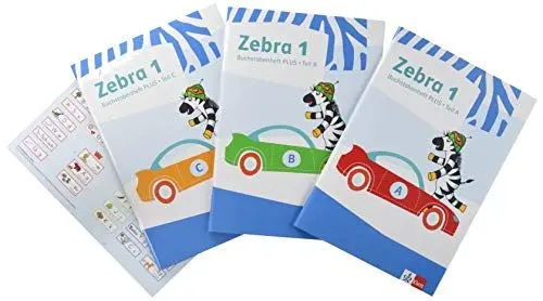 Produktbild: Zebra 1: Buchstabenheft Plus Klasse 1 (Zebra. Ausgabe ab 2018)