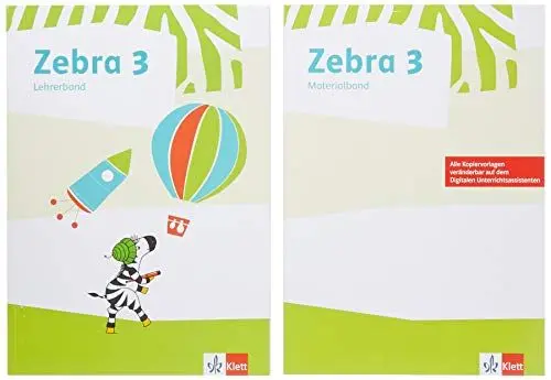 Produktbild: Zebra 3: Paket: Didaktischer Kommentar und Materialband zum Verbrauchsmaterial Klasse 3 (Zebra. Ausgabe ab 2018)