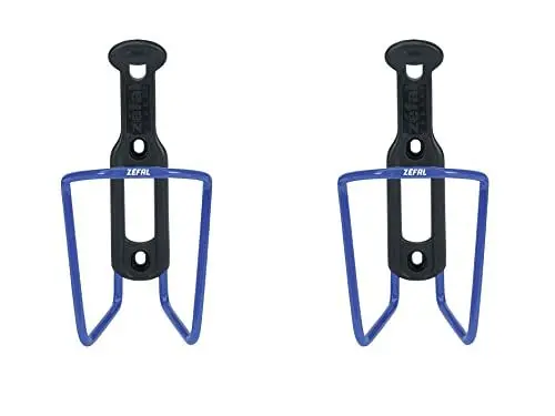 Produktbild: ZEFAL Pack Alu Plast 124 - Flaschenhalter Fahrrad x 2 - Aluminium Fahrradflaschenhalterung für alle Arten von Fahrrädern - leicht und robust – Blau
