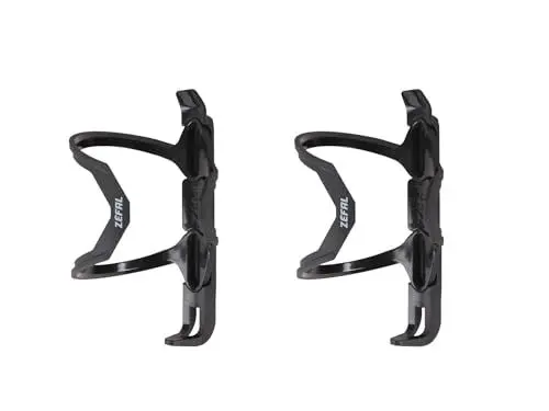 Produktbild: ZEFAL Pack Pulse Z2 – 2 Flaschenhalter Fahrrad seitliche Einführung – MTB Flaschenhalter – Fahrrad Trinkflaschenhalterung, Schwarz