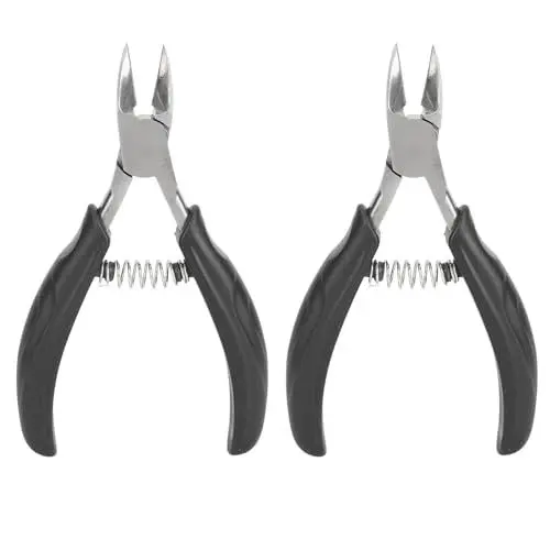 Produktbild: Zehennagelknipser für Dicke Eingewachsene Nägel, Professionelles Design, 2 Stück, aus Edelstahl, Sichere Schneidköpfe Zur Verletzungsprävention