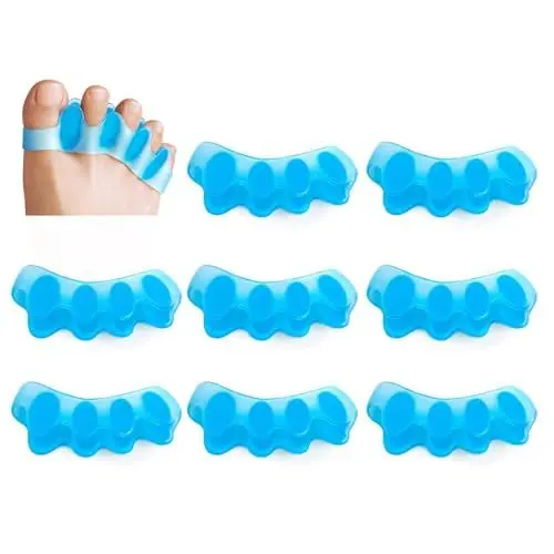 Produktbild: Zehenspreizer, 8 pieces Toe spacer,zehentrenner,zehenspreizer hallux valgus, suitable for Zehentrenner damen and male size ()