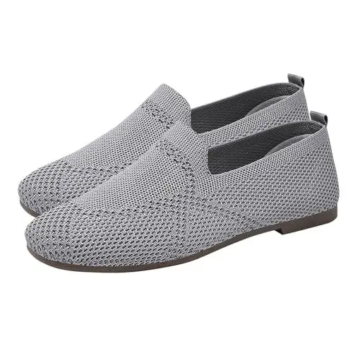 Produktbild: Zehentrenner Kinder Damen Sandalen Mit Absatz Damen-Sommerschuhe mit weichem, flachem Boden, bequemen und atmungsaktiven Freizeitschuhen Zehentrenner Kinder Damen Sandalen Mit Absatz (Grey, 38)